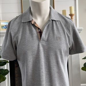 Authentic Men’s XL nova check BURBERRY polo shirt